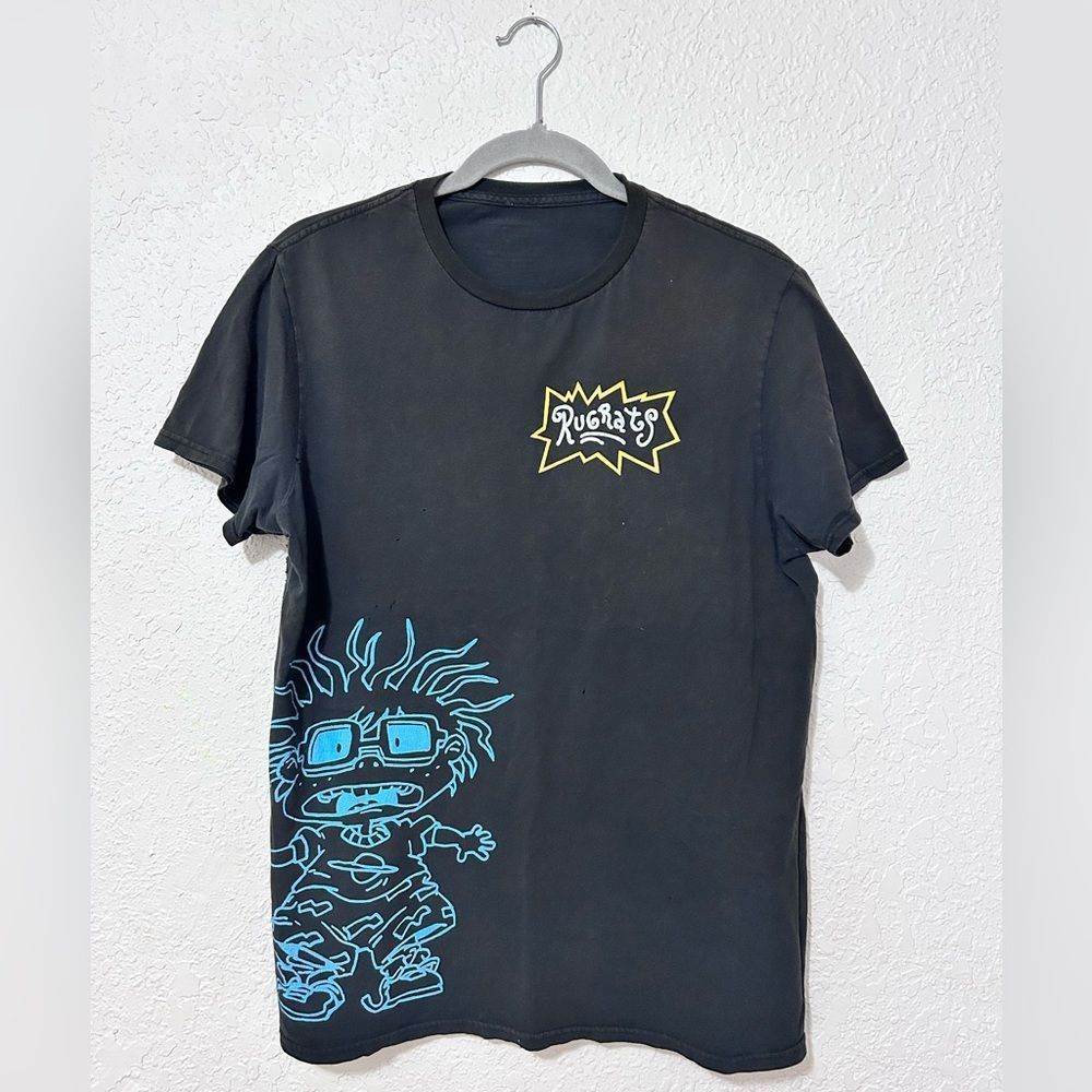 Rugrats 1991 short sleeve shirt gray size medium